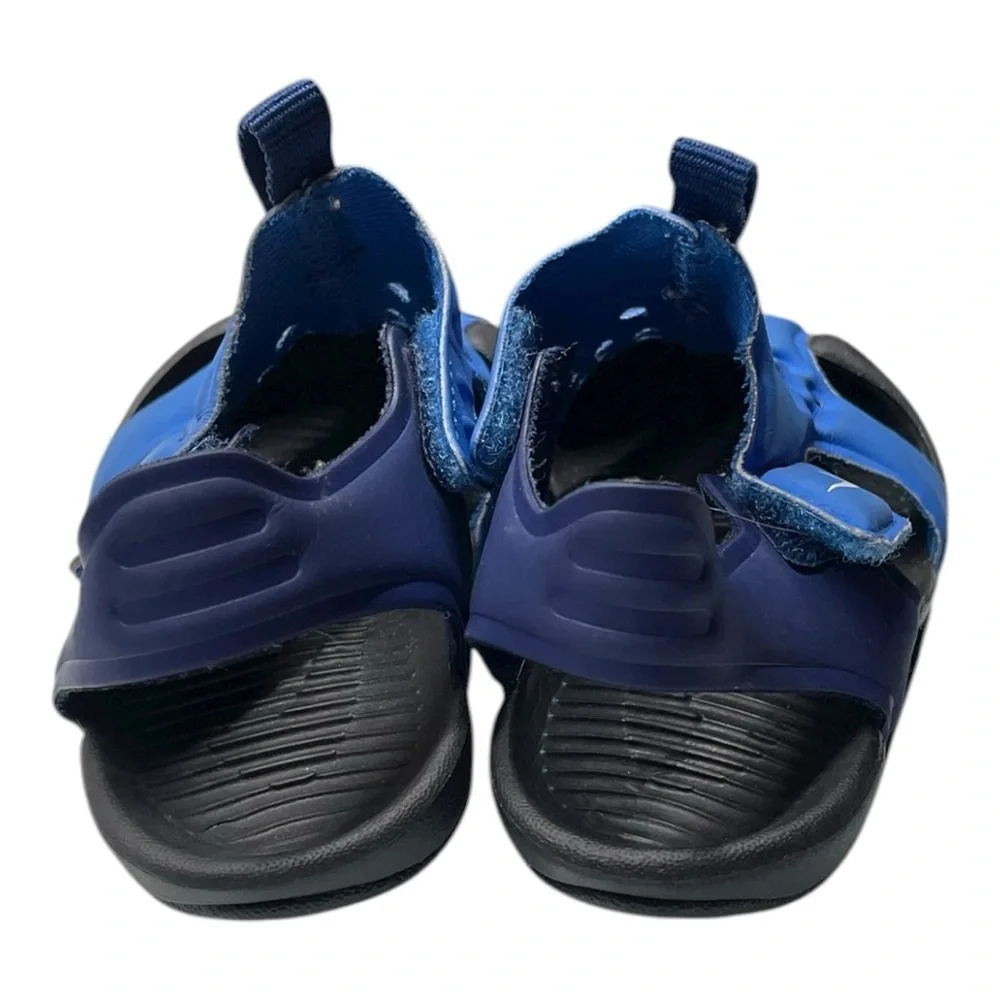 Nike Kids Blue and Navy Open-Toe Sandals